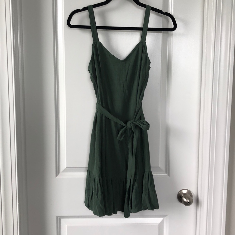 Olive Green Dress